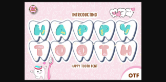 Happy Tooth Font Poster 1