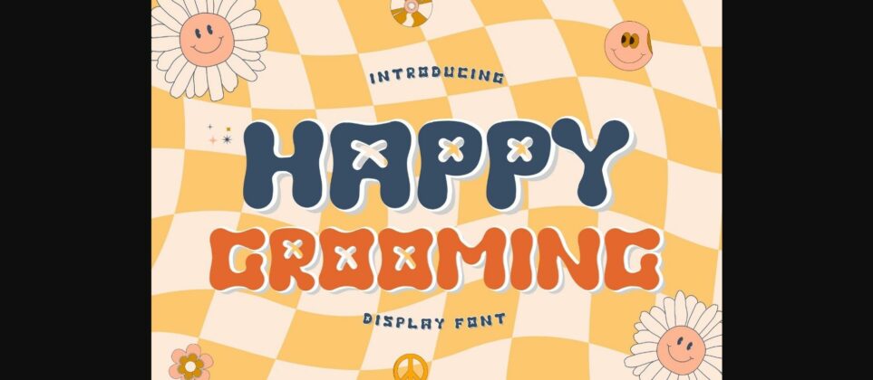 Happy Grooming Font Poster 3