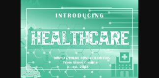 Healthcare Font Poster 1