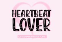 Heartbeat Lover Font Poster 1