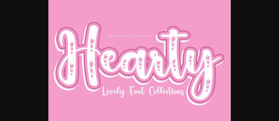 Hearty Font Poster 1