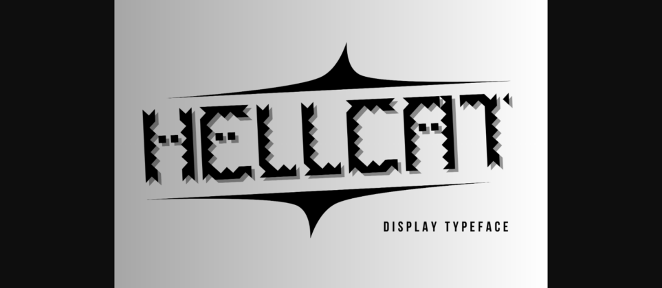 Hellcat Font Poster 8