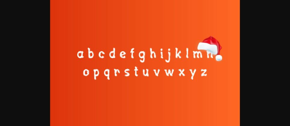 Hello Christmas Font Poster 6