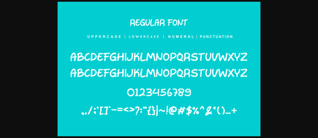 Hello Display Font Poster 9