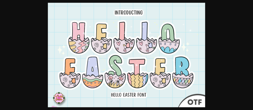 Hello Easter Font Poster 1