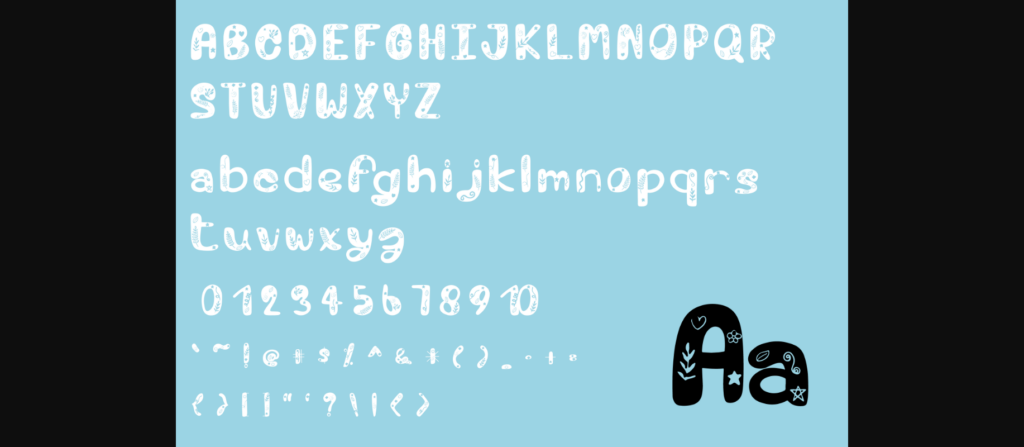 Hello Seasonal Font Poster 4