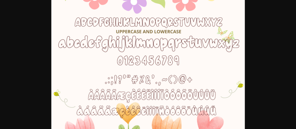Hello Spring Font Poster 10