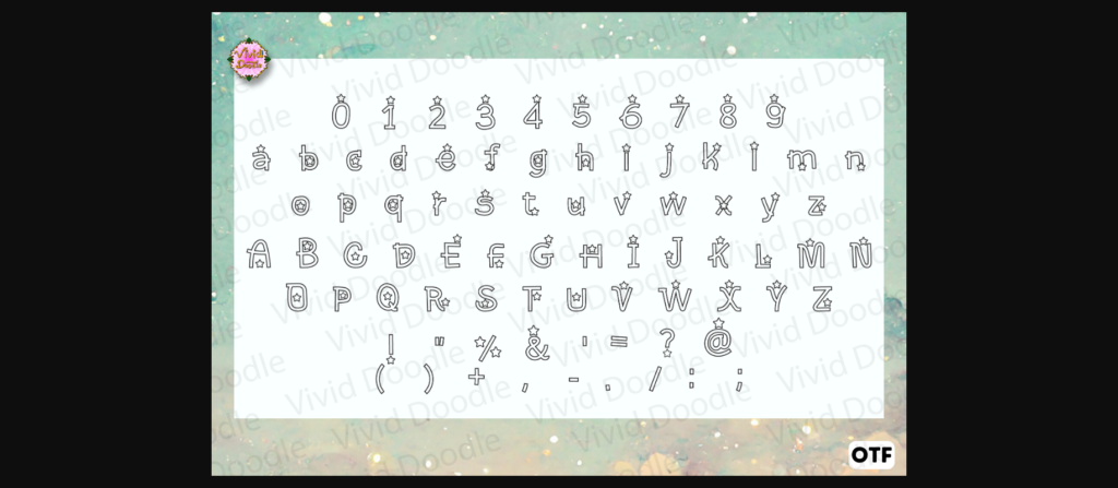 Hello Star Font Poster 4