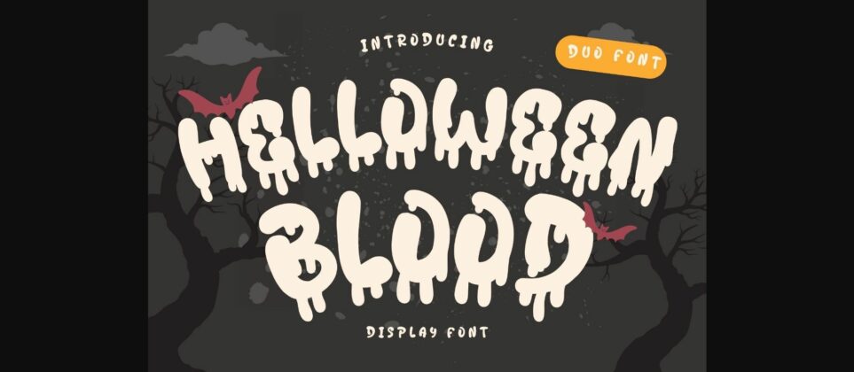Helloween Blood Font Poster 3
