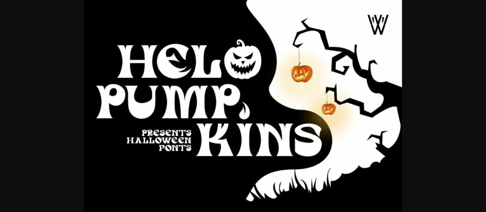 Helo Pumpkins Font Poster 3