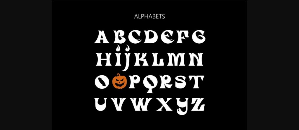 Helo Pumpkins Font Poster 9