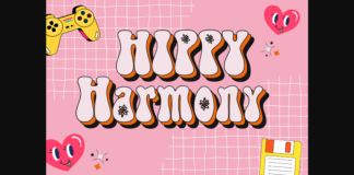 Hippy Harmony Font Poster 1