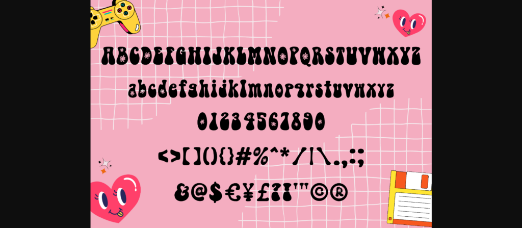 Hippy Harmony Font Poster 10