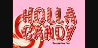 Holla Candy Font Poster 1