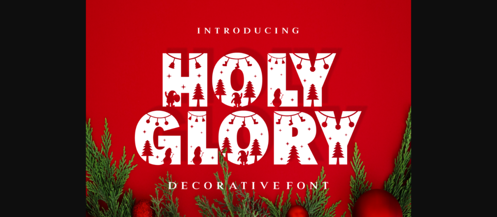 Holy Glory Font Poster 3