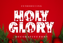 Holy Glory Font Poster 1