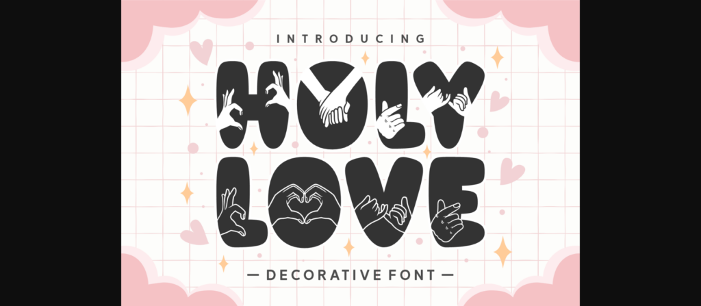 Holy Love Font Poster 3