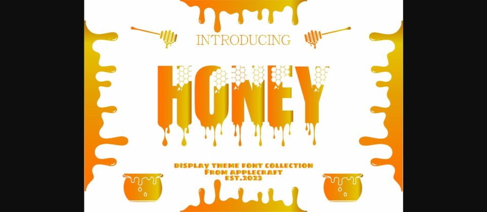 Honey Font Poster 3