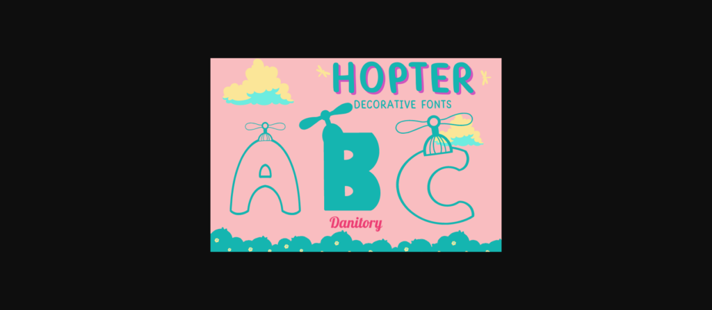 Hopter Font Poster 3