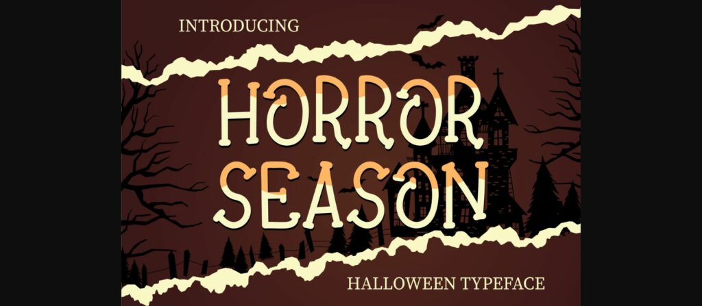 Horror Season Font Poster 3