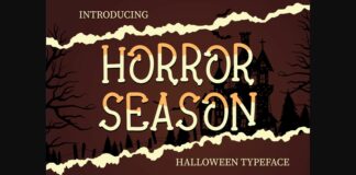 Horror Season Font Poster 1