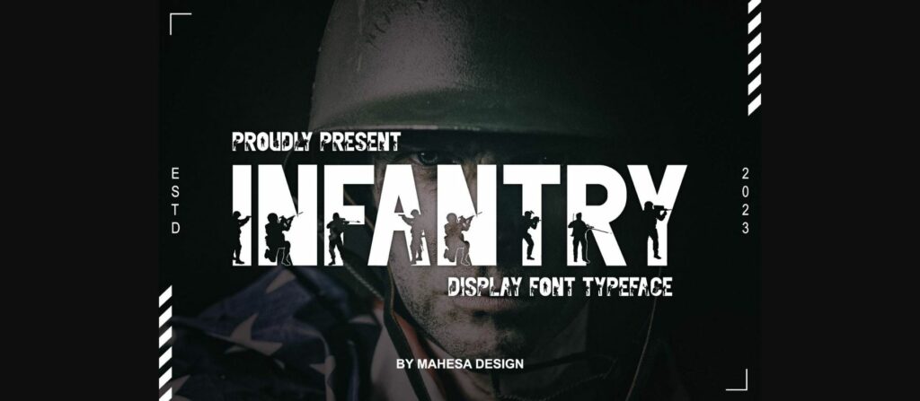 Infantry Font Poster 1