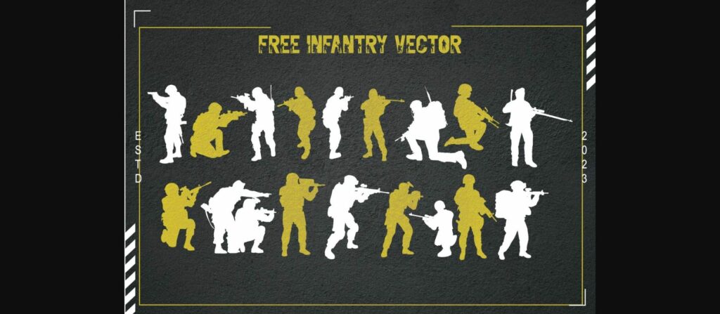 Infantry Font Poster 11