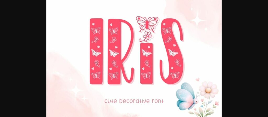 Iris Font Poster 3