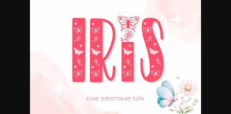 Iris Font Poster 1