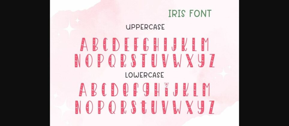 Iris Font Poster 9