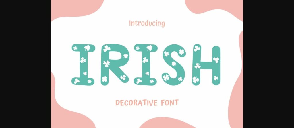 Irish Font Poster 3