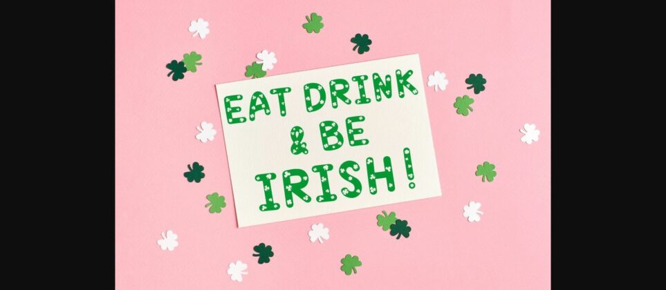 Irish Font Poster 4