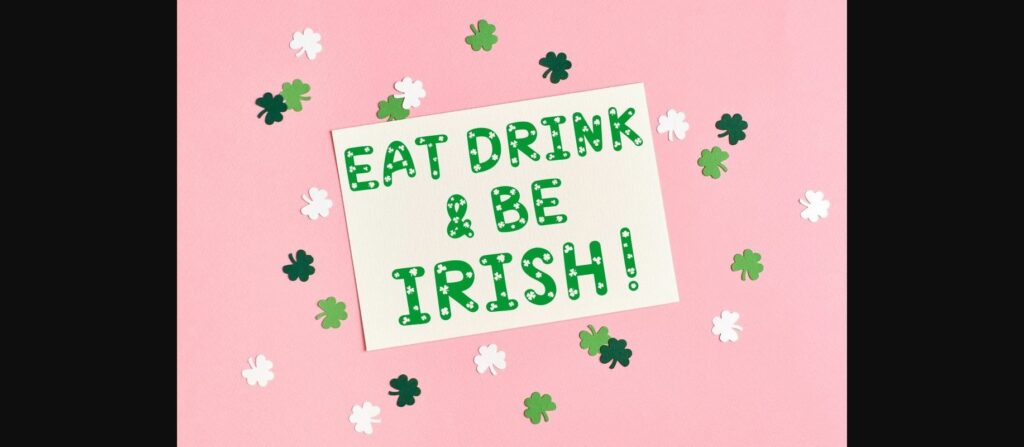 Irish Font Poster 2