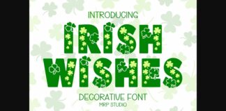 Irish Wishes Font Poster 1