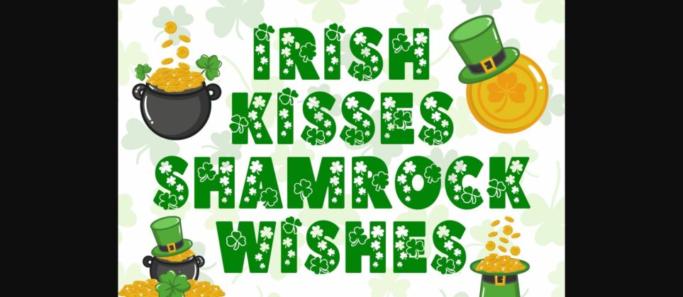 Irish Wishes Font Poster 4