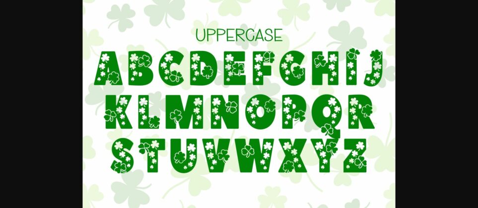 Irish Wishes Font Poster 5