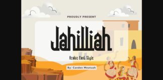 Jahilliah Font Poster 1