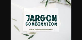 Jargon Font Poster 1