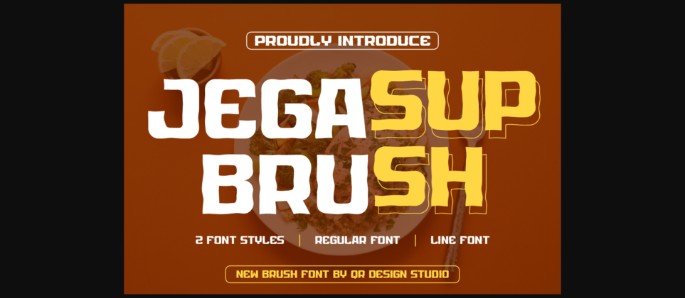 Jegasup Brush Font Poster 3