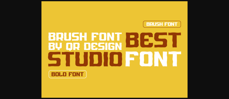 Jegasup Brush Font Poster 6