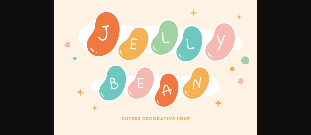 Jelly Bean Font Poster 1