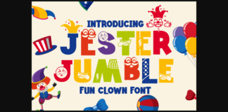 Jester Jumble Font Poster 1
