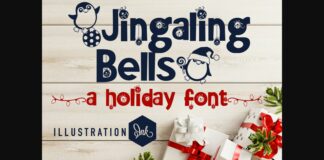 Jingaling Bells Font Poster 1