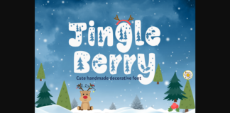 Jingle Berry Font Poster 1