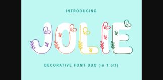 Jolie Font Poster 1