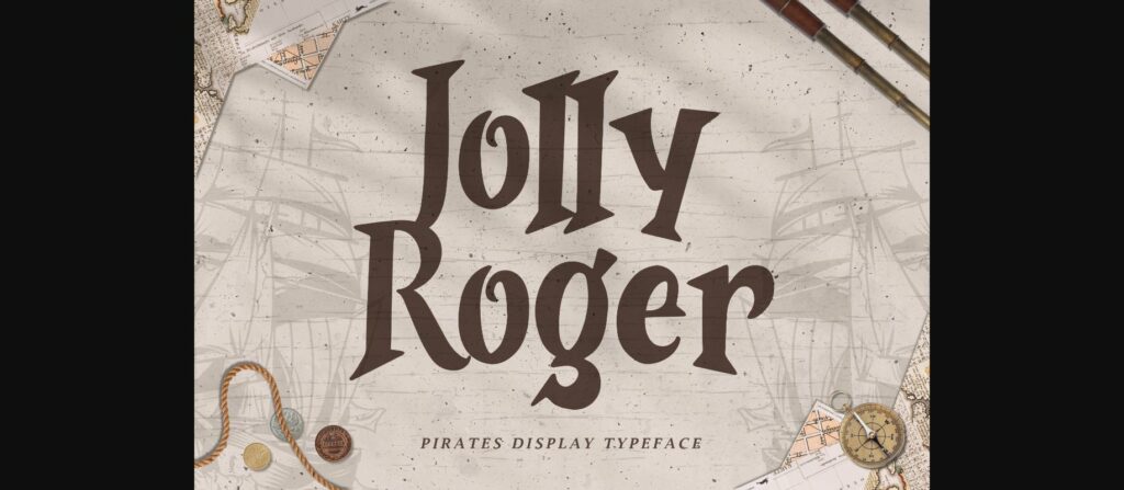 Jolly Roger Font Poster 1