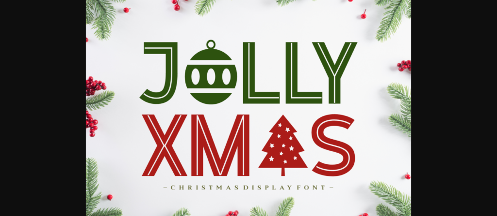 Jolly Xmas Font Poster 3