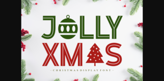 Jolly Xmas Font Poster 1