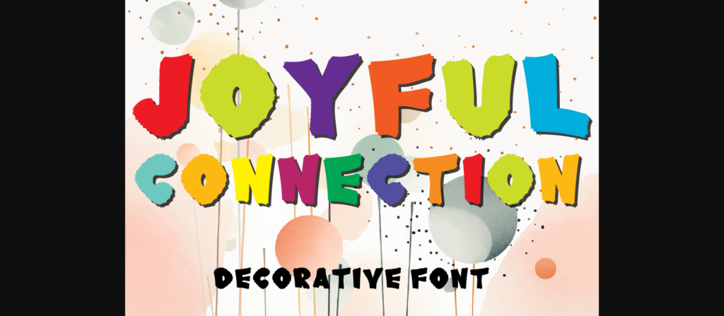 Joyful Connection Font Poster 3