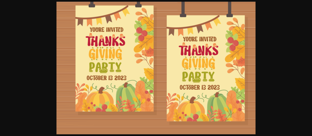 Joyful Turkey Font Poster 10